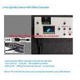 RATTMMOTOR CNC GRBL Offline Controller, 3 Axis GRBL DIY CNC Router Offline Control Button/Module LCD Screen for Mini CNC Carving Milling Engraver RATTMMOTOR