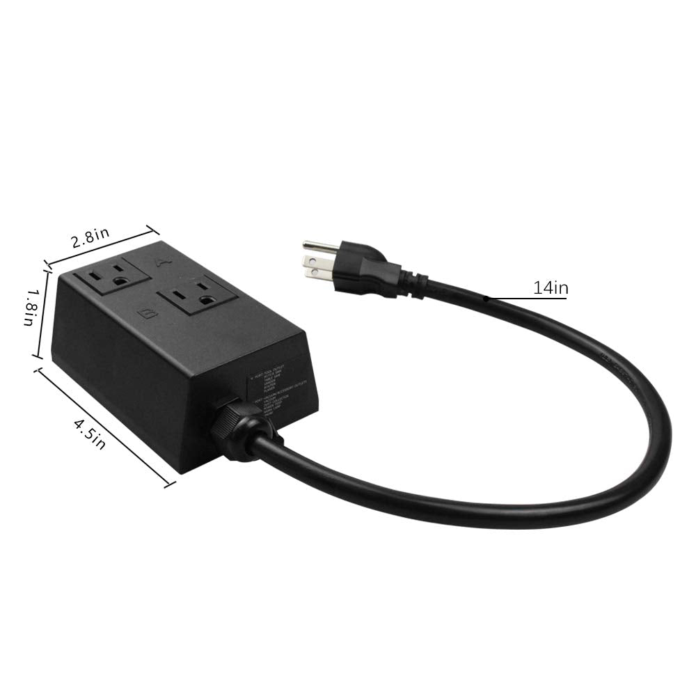 Automatic Vacuum Switch for Power Tools, Etoolcity Unique Current Sensing Technology to Delay Vacuum On to Prevent Circuit Overload, Eliminating Etoolcity