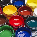 KINGART 5060-12 100ml Jars, Set of 12 Vivid Colors Acrylic Paint, Assorted 12 Piece KINGART