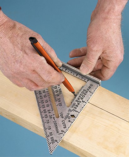 SWANSON S0101CB Speed Square Layout Tool with Blue Book and Combination Square Value Pack Swanson Tool Co., Inc