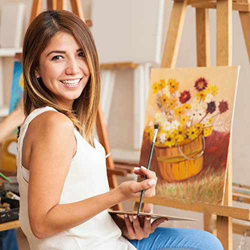 KEFF Canvases for Painting - 24 Pack Art Paint Canvas Panels Set Boards - 5x7, 8x10, 9x12, 11x14 Inches 100% Cotton Primed Painting Supplies for KEFF