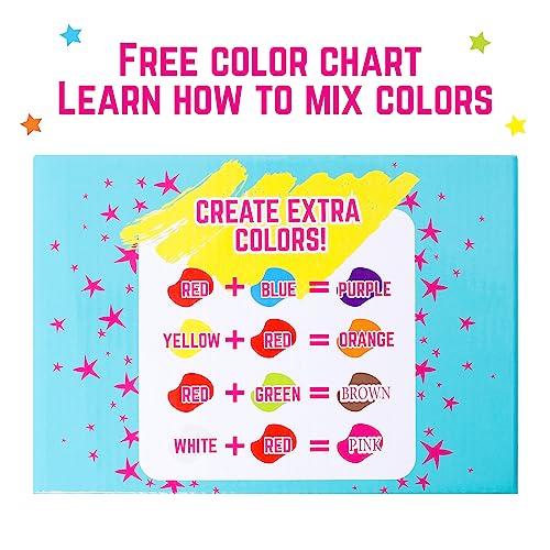 GirlZone Paint Your Own Unicorn Piggy Bank for Girls, Paint a Cute Unicorn with Cool Metallic Paints, Great Craft Kit for Kids and Fun Gift Idea GirlZone