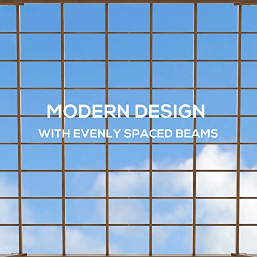 Outsunny 10' x 12' Outdoor Pergola, Wood Gazebo Grape with Concrete Anchors for Climbing Plant Support at Garden, Patio, Backyard, Deck, Brown Outsunny