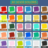 Chalkola Liquid Chalk Markers Erasable (30 Pack 6mm) Pastel + Neon Chalk Pens - Wet Wipe Washable Paint for Chalkboard Sign, Blackboards, Car Window, Chalkola