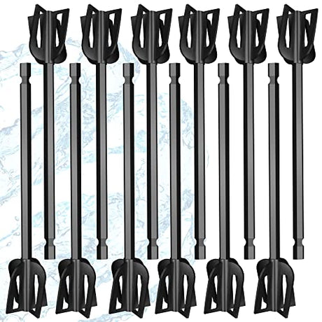 Resin Mixer Epoxy Mixer Paddles - 12 Plastic Pixiss Multipurpose Bidirectional Paint Stirrer for Drill Epoxy & Paint Mixer Drill Attachment - Paint Pixiss