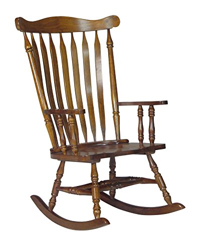 International Concepts Solid Wood Rocker, Espresso IC International Concepts