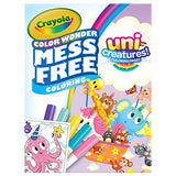 Crayola Color Wonder Unicreatures, Unicorn Mess Free Coloring Pages & Markers, Gift for Kids, Ages 3, 4, 5, 6, Crayola