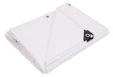 Kotap 12 x 20 Ft. Heavy-Duty Protection/Coverage Tarp, Superior Weave 8-mil, Multi-Use, Waterproof, White, (TRW-1220) Kotap