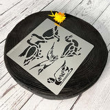 Aleks Melnyk No.477 Metal Stencil, Geese, Ducks, Poultry Farm, Birds, Animals, Canada Goose. Small Stencil, 1 PC, Template for Wood Burning, Aleks Melnyk