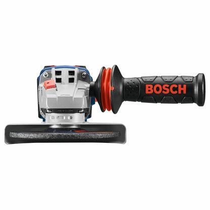 BOSCH GWS18V-13CN PROFACTOR™ 18V Connected-Ready 5 – 6 In. Angle Grinder with Slide Switch (Bare Tool), Grey,blue,black - WoodArtSupply