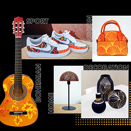 Marabu YONO Metallic Paint Markers - Unleash Your Inner Artist - Transform Any Surface With These 4 Acrylic Paint Markers for Canvas, Rocks, Mugs, Marabu