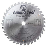 Amana Tool - RA1236 Carbide Tipped Radial Arm 12" Dia x 36T ATB, 0 Deg, 1" Bore Ci Amana Tool