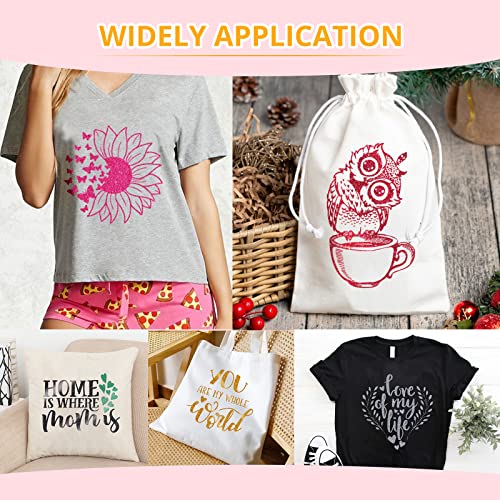 HTVRONT Gold Glitter Heat Transfer Vinyl - 10" x 5FT Gold Glitter HTV Vinyl for T-Shirts, Gold Glitter Iron on Vinyl for All Cutter Machine（Gold HTVRONT