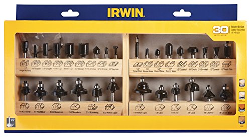 IRWIN 1901049 Marples Master Router Bit Set (30 Piece) IRWIN