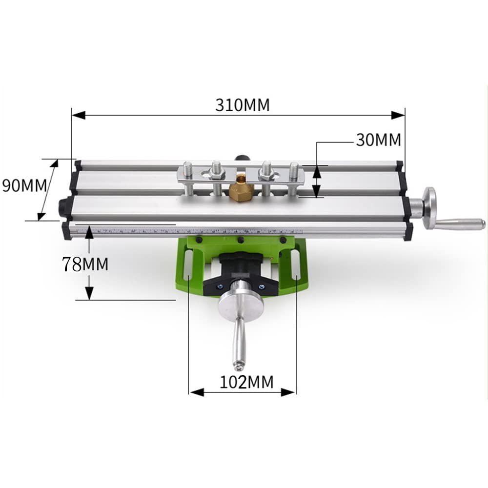 Mini Precision Milling Machine Worktable Multifunction Drill Vise Fixture Working Table(BG6300) - WoodArtSupply