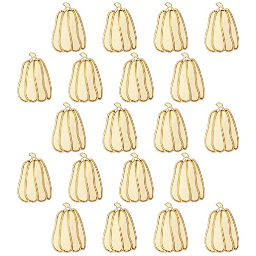 COHEALI Unfinished Wooden Pumpkins Halloween Decor Pumpkin Wooden Cutouts Unfinished DIY Crafts Set with Ropes for DIY Painting Project Hanging COHEALI