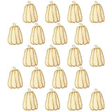 COHEALI Unfinished Wooden Pumpkins Halloween Decor Pumpkin Wooden Cutouts Unfinished DIY Crafts Set with Ropes for DIY Painting Project Hanging COHEALI