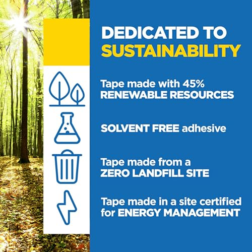 ScotchBlue Original Multi-Surface Painter's Tape, 0.94 Inches x 60 Yards, 4 Rolls, Blue, Paint Tape Protects Surfaces and Removes Easily, ScotchBlue