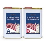 OYOWOOA Polyurethane Casting Resin 64oz 2-Part Resin and Hardener Kit for Garage Kit Models Prototypes Figurines, and Proofing Molds Quikly Curing OYOWOOA