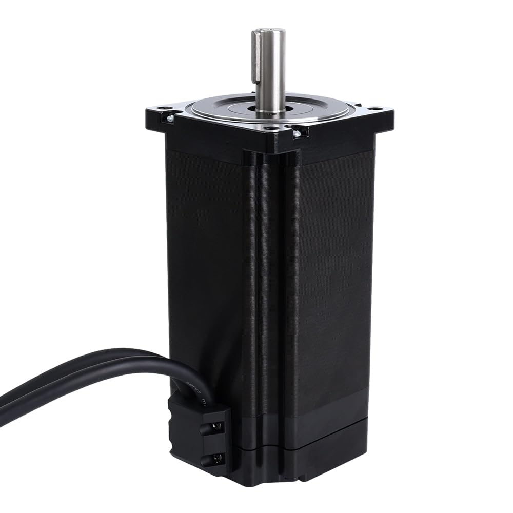 STEPPERONLINE Closed Loop Stepper Motor 1 Axis CNC KIT 12.0 Nm/1699.34oz.in Nema 34 Motor & 4.1-8.2A 24-80VDC Closed Loop Stepper Driver CL86T V4.1 STEPPERONLINE