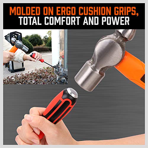 HORUSDY 44-Piece Magnetic Screwdriver Set with Go-Thru Steel Blades | High Torque, Plastic Racking HORUSDY