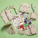 PlayMonster Craft-Tastic — Make A Bug Hotel — DIY Nature Craft Kit — No Tools Needed — Decorate Your Hotel with Stickers — Ages 4+ with Help PlayMonster