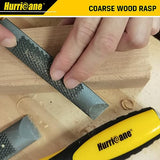 HURRICANE 3 Pieces Combination Wood Chisel & Wood Rasp File Set, Wood Chuck, Coarse Wood Rasp Chisel, With Metal Striking End Cap, Includes: 1/2 HURRICANE