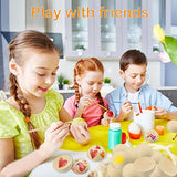 80 PCS 2 Inch Half Wood Balls, Split Wood Balls, Half Wooden Spheres, Half Round Balls, Suitable for Painting, Glass, Various Materials, DIY Jewelry GNIEMCKIN