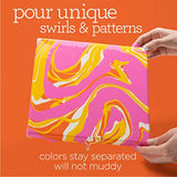 Apple Barrel Color Pop Pre-Mixed Set, Set of 4 Fluid Ready Pour Paints Perfect for DIY Arts and Crafts Projects, 13480E Apple Barrel