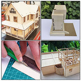 HOIGON 120 PCS 3 x 3 Inch Unfinished Wooden Squares Pieces, Natural Blank Wood Slices Wooden Square Cutout Tiles for Crafts, Cup Coasters,Burning, HOIGON