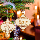 Large Christmas Wooden Ornaments to Paint 10Pcs, DIY Blank Unfinished Bell Wood Cutout Ornament for Crafts Hanging Decorations, Halloween Sophena