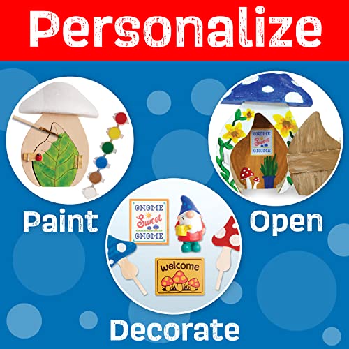 Creativity for Kids Gnome Garden Door - Painting Arts and Crafts for Boys and Girls, Kids Activities for Ages 6-8+ - WoodArtSupply