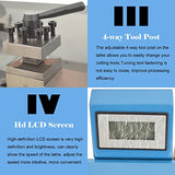 INTBUYING Mini Metal Lathe Machine 7''x14'' Benchtop Lathe Machine Precision Hobby DIY Table Lathe Horizontal Metalworking Wood Lathe Machine INTBUYING