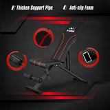 FLYBIRD Adjustable Bench,Utility Weight Bench for Full Body Workout- Multi-Purpose Foldable Incline Bench (Black) FLYBIRD