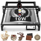 QQCASE 10W Laser Engraver,Higher Accuracy Laser Cutter and Engraver Machine,Laser Engraving Machine 60W Machine Output Power,Laser Engraver for Wood QQCASE