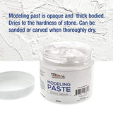U.S. Art Supply Modeling Paste Acrylic Medium, 500ml Tub U.S. Art Supply
