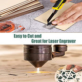 LINSHRY Basswood Sheets 1/16, 5 Pcs 12x8 Inch Thin Plywood Wood Sheets for Architecture Model, Engraving, Creative Painting or School DIY Projects LINSHRY