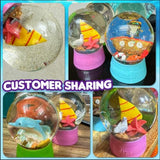 ToyUnited Make Your Own Water Globe - Snow Water Stem Projects DIY Activities Glitters Supplies Perfect Arts and Crafts Clay for Girls Boys Kids Ages ToyUnited