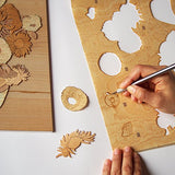 KINOWA Wooden Art Kit Kiharie Sunflowers Made in Japan KINOWA