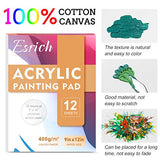 Acrylic Paint Set,77 PCS Professional Paint Supplies with Paint Brushes, Acrylic Paint,Table Easel, Canvases, Painting Pads, Palette, Paint Knives, ESRICH