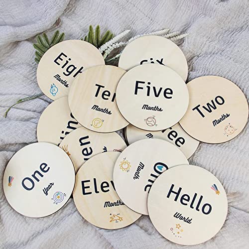 RYKOMO 100PCS Unfinished Wood Circle, 3 Inch Wooden Circles for Crafts Unfinished Blank Wooden Circles Round Disc Blank Natural Wooden Cutout