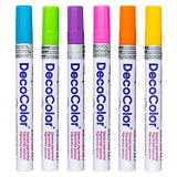 Uchida Of America DecoColor Paint Marker, Primary Colors, 6 per Set UCHIDA
