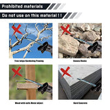 12-Inch Reciprocating Saw Blade-Demolition Masonry Wood Cutting Sawzall Pruning Blades Hard Alloy Saw Blades for Cutting Brick, Porous Concrete ANDICEQY