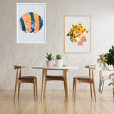 Head Silhouette Wooden Cutout Craft Template for Wreath Afro African Women Girl Queen Black Mother DIY Gifts from Daughter Son for Mom Holiday 13", MACLARONX