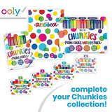 Ooly Chunkies Twistable Tempera Paint Sticks For Kids, No Mess, Quick Drying, Set of 12 Ooly