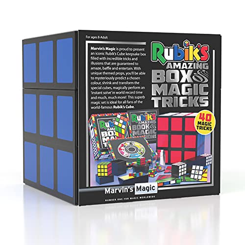 Marvin's Magic MM OAS 7101 Rubik's Amazing Box of Magic Illusions - Magic Set for Kids, Rubik's Magic Set, Magic Tricks for Children - WoodArtSupply