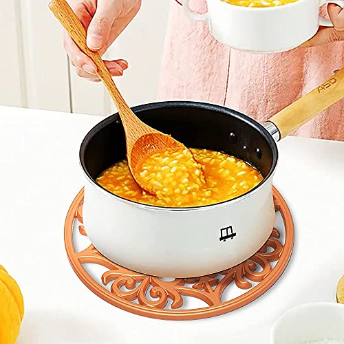 Mandala Coaster Resin Molds 2pcs Large Silicone Coaster Molds for Hollow Flower Tray Epoxy 3D Geode Design Shiny Molds for Home Decoration Coaster XXKJSZJQ