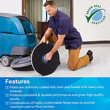 3M Black Stripper Pad 7200, 17 in, 5/Case 3M