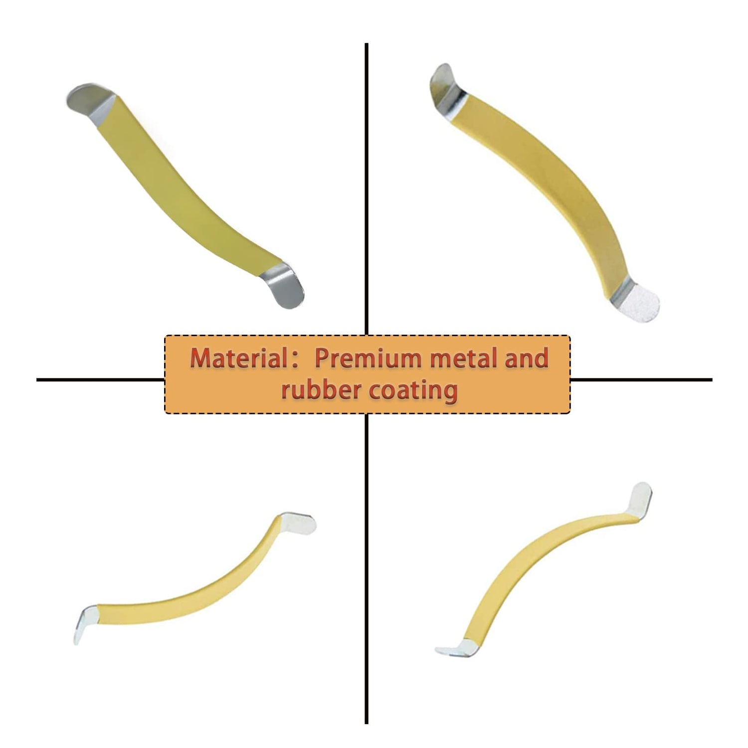 Cheerock Guitar String Spreaders Luthier Tool, 4pcs Rubber Guitar String Stretcher Tools for Guitar Fret Polishing, Guitar Fretboard Maintainance Cheerock