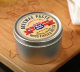 Interstate WoodWorks Beeswax Paste Wood Finish & Polish - 6.25 oz.- Cutting Board Sealer - Made in America interstate woodworks